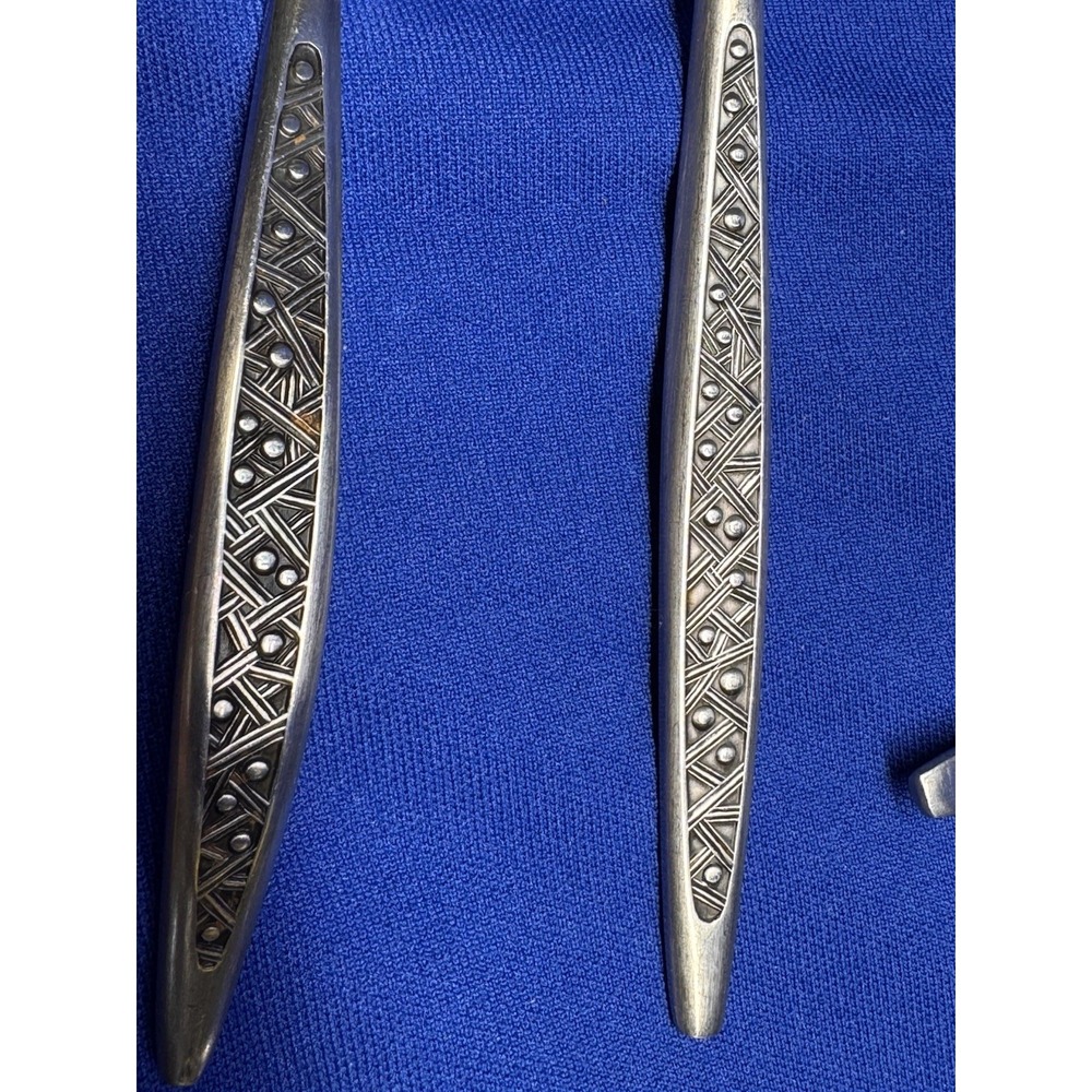 Vintage Cambridge Stainless Serving Set 4pc Sessan Pattern Style Japan MCM - Picture 7 of 8